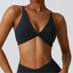 Brand new knotted sports bra